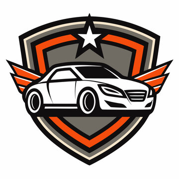 Car Logo Abstract Lines Vector. Vector illustration