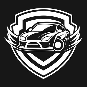 Car Logo Abstract Lines Vector. Vector illustration