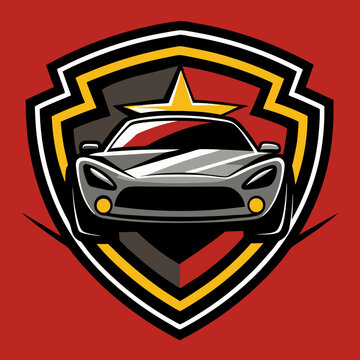 Car Logo Abstract Lines Vector. Vector illustration