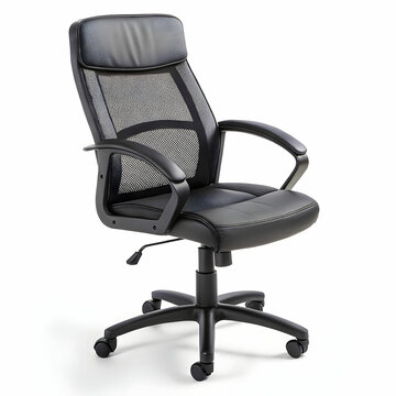 office chair on white background