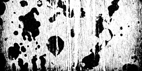 Poster - Abstract ink jet blot pattern with pixelated feed streaks for distressed background design