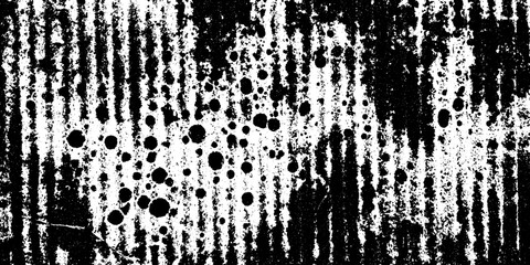Poster - Vintage distressed texture with rust streaks on corrugated iron sheet for creative design