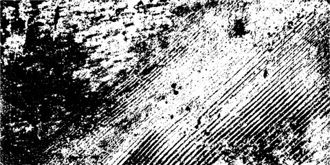 Poster - Distressed anodised aluminium texture with fine linear scratches for overlay effects
