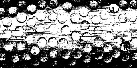 Poster - Tactile braille dot field with raised bumps for textural design and accessibility concepts