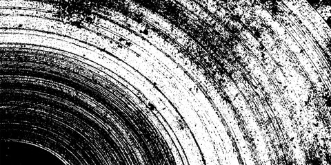 Poster - Macro view of dusty vinyl record grooves for retro design and overlay effects