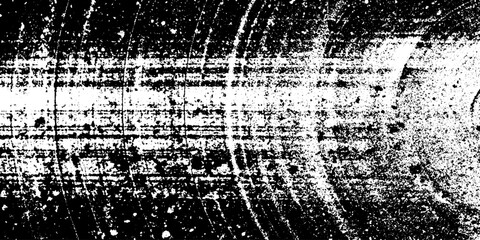 Poster - Vintage vinyl record grooves with dust texture for retro design and overlay effects