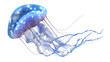 © Babar - Bioluminescent Jellyfish, isolated on transparent background