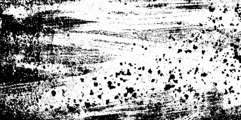 Poster - Vintage worn plaster wall texture with horizontal brush strokes for artistic design
