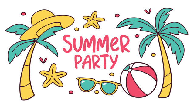summer party logo