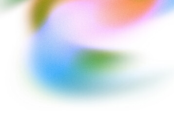 Wall Mural - gradient grajny shape. colored fluid liquid element. blue and pink rainbow soft blob. holographic gr