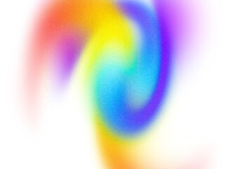 Wall Mural - gradient grajny shape. colored fluid liquid element. blue and pink rainbow soft blob. holographic gr