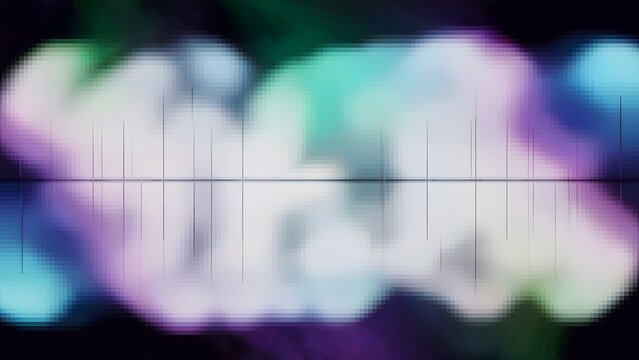 Vibrant Pixelated Gradient Glow abstract background