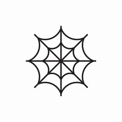 spider web network icon vector sign