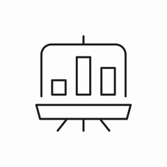 Poster - business analytics dashboard icon vector sign