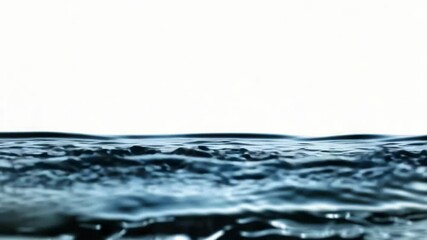 Poster - A droplet of water hitting the surface of a lake or ocean