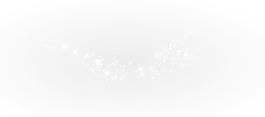 Wall Mural - bokeh light effect background png. christmas glowing dust background. glowing light with confetti bo