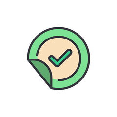 Poster - Cheerful Compliance Icon With Transparent Backdrop For Graphic Enhancement