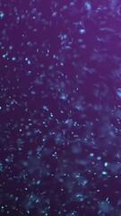 Poster - Animation of light spots on black background