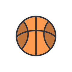 Poster - Basketball Illustration For Sports Team Logo Or Graphic Design Element