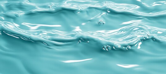 Poster - Dynamic and Fluid Waves Texture in Blue Tints for Creative Graphic Design Projects and Backgrounds