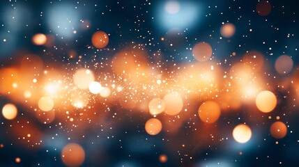Poster - Elegant Abstract Bokeh Lights Background with Soft Glowing Texture and Blurred Colorful Spots