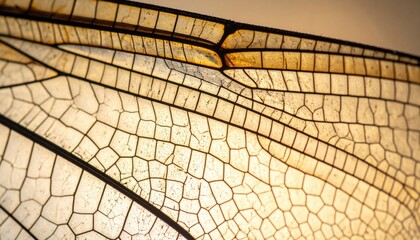 Detailed Closeup Of An Insect Wing