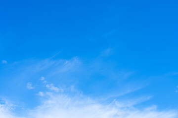 Wall Mural - sky blue, panorama landscape background,summer nature clear sky with abstract white clouds texture o