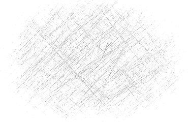 Poster - Distressed wood grain texture vector illustration. Scratch lines forming rustic surface effect. Black grunge background on white.	