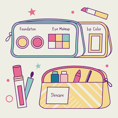 Poster - makeup box. 