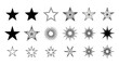 © Irfan - Stellar Icons: An assortment of diverse star shapes in various styles, perfect for adding a touch of celestial charm to any creative project.