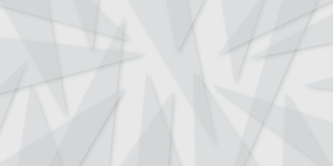 Poster - Abstract white and gray line background design. abstract white and grey on light silver background modern design. Low poly vector illustration. triangle pattern gradient background.