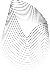 Leinwandbilder - Circle blend effects out line halftone use for technology concept