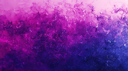 Aufkleber - Vibrant purple particles dancing across a smooth gradient of violet and fuchsia, creating a sense of energy 