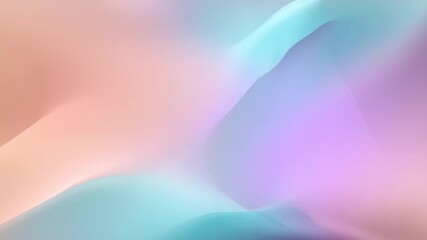 Poster - Abstract Pastel Flow: Soft, flowing pastel gradients create a calming and ethereal design. A sense of movement and fluidity is portrayed in this work.