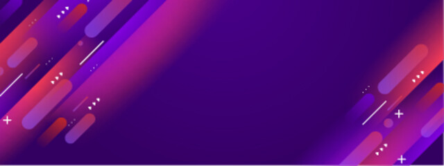 Poster - Abstract purple and pink gradient background with diagonal shapes. Perfect for modern designs, social media graphics, and artistic presentations.