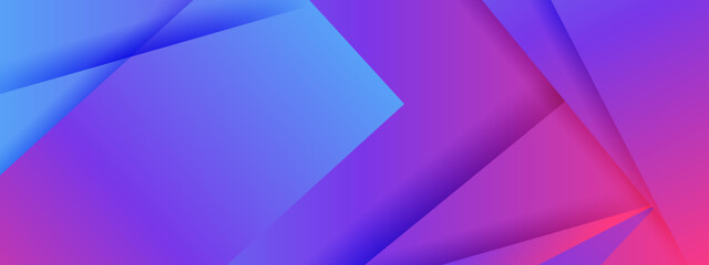 Wall Mural - Abstract blue and purple geometric shapes suitable for modern design projects, backgrounds, digital art, and vibrant print materials.