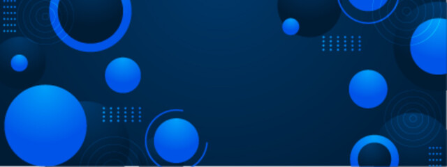 Wall Mural - abstract blue circle design suitable for backgrounds, digital art, web design, branding, and illustr