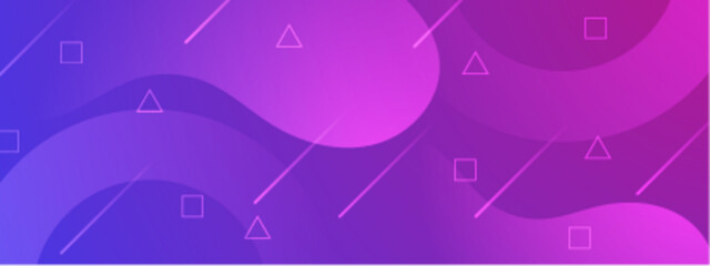 Wall Mural - abstract purple background with geometric shapes suitable for modern design projects, presentations,