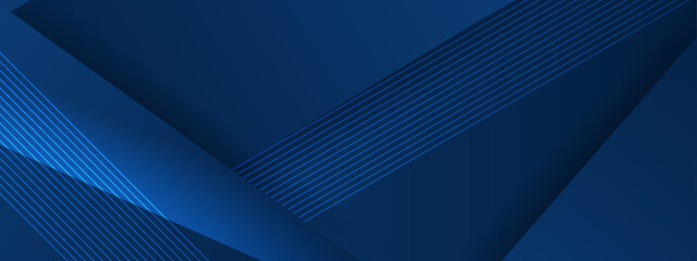 Wall Mural - abstract blue geometric design with diagonal lines suitable for modern business branding, tech backg