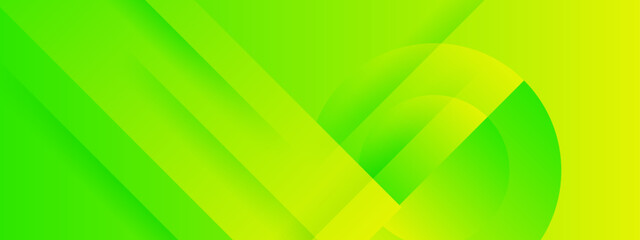 Wall Mural - abstract green and yellow shapes suitable for social media graphics, website backgrounds, marketing 