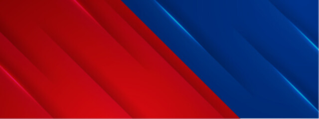 Wall Mural - red and blue diagonal stripes, a modern abstract design suitable for backgrounds, graphic design pro