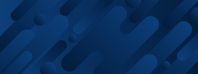 Wall Mural - abstract blue background with rounded shapes. suitable for designs needing a modern and dynamic vibe