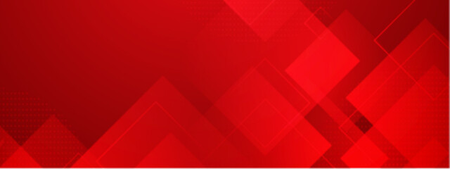Wall Mural - abstract red geometric design suitable for modern branding, tech backgrounds, digital art prints, an