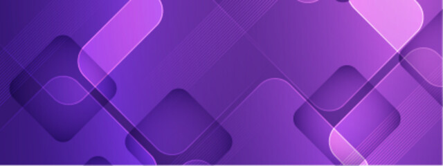 Poster - Abstract purple geometric design ideal for digital backgrounds, prints, packaging design, or modern artworks requiring vibrant shapes and patterns.