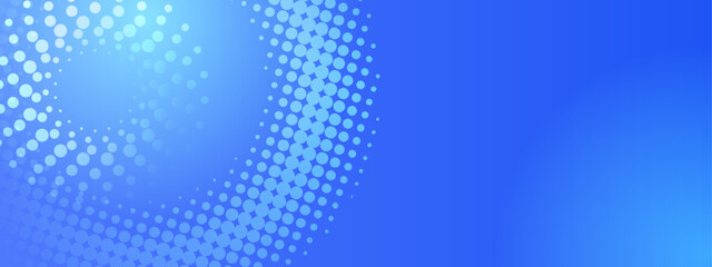 Wall Mural - Blue halftone pattern background suitable for digital design projects, website backgrounds, print materials, and modern graphic compositions.