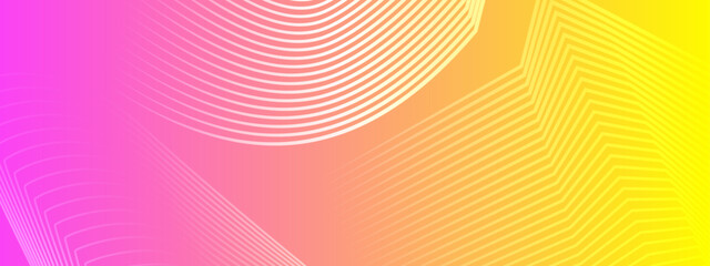 Wall Mural - abstract pink yellow gradient with lines suitable for backgrounds, posters, flyers, and modern desig