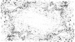 © Easy World - Grunge border vector background with abstract textured overlay. Abstract overlay with grunge border for vintage vector backgrounds. Distressed grunge border vector with rough abstract overlay texture