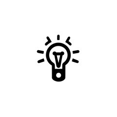 Poster - Bright light bulb glowing with energy showing intelligent ideas and innovation concept vector

