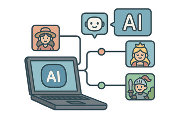 Poster - Exploring the interaction between humans and artificial intelligence in a digital environment