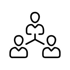 Poster - Network connection icon for social media and business relationship management concept design vector